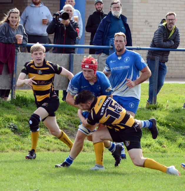 Jack Codd - try for Haverfordwest on debut